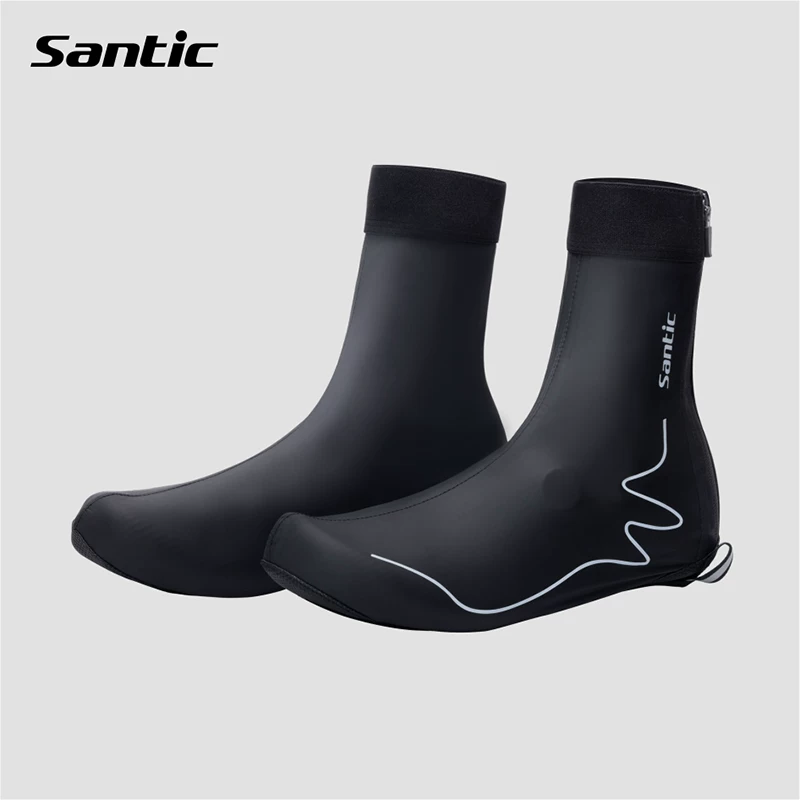 Bao giày đi xe đạp chống thấm nước mùa thu đông Santic, bao giày phản quang chống gió cho xe đạp đường trường ngoài trời