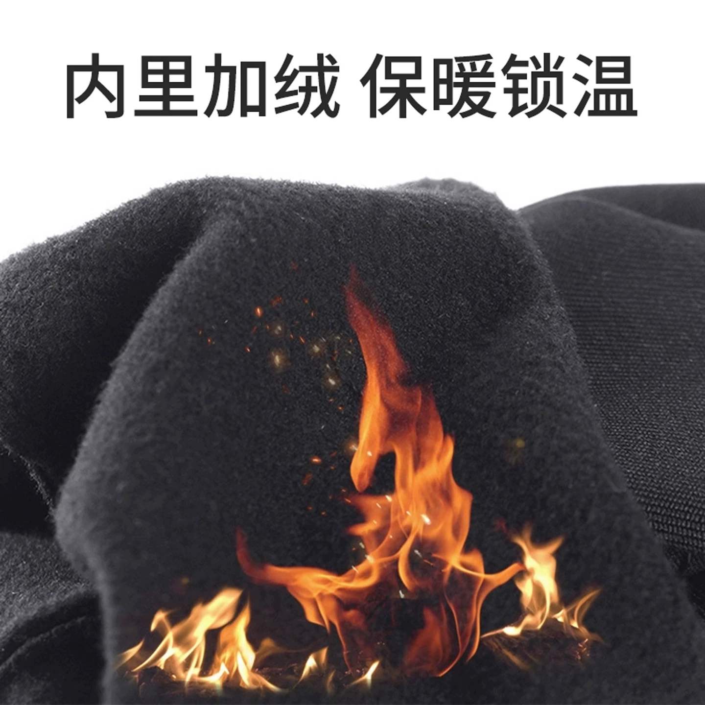 Găng tay giữ ấm mùa đông cho nam đi xe đạp ngoài trời, chống gió, chống lạnh, lót lông cừu, dày dặn, chống trượt, găng tay cảm ứng cho xe điện