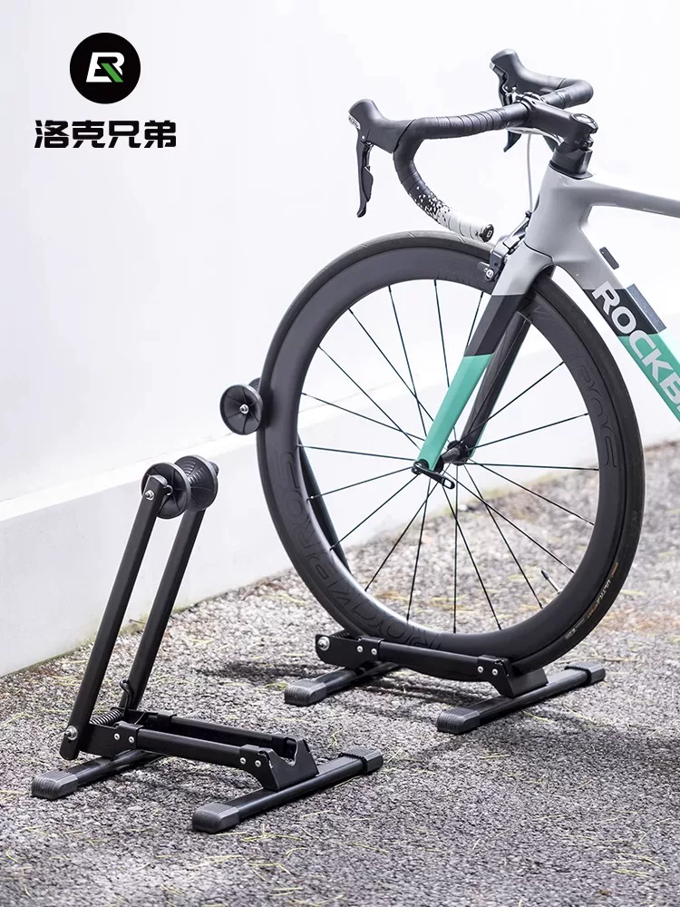 Giá để xe đạp hai cột Rock Brothers, giá đỡ sửa chữa xe đạp leo núi, giá trưng bày xe đạp đường trường, sử dụng trong nhà