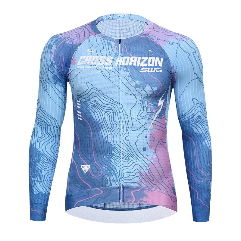 Áo khoác đi xe đạp bằng lông cừu SWG Mingsheng ấm áp dành cho nam mùa xuân, mùa thu và mùa đông áo khoác dài tay dành cho xe đạp leo núi đường trường