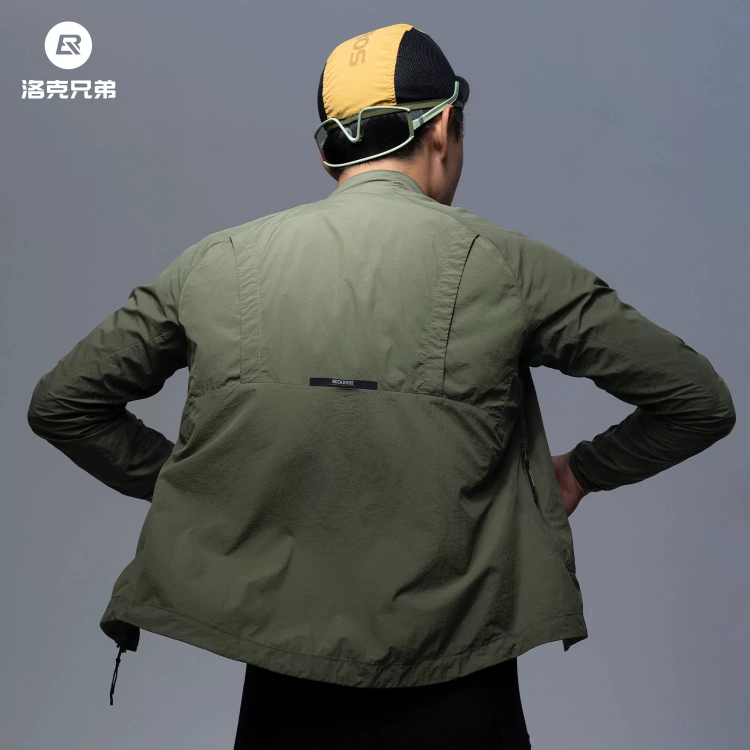 Áo gió đi xe đạp Rock Brothers thoáng khí xe đạp đường trường dài tay áo đi xe đạp áo khoác chống gió unisex cho mùa xuân, mùa thu và mùa đông