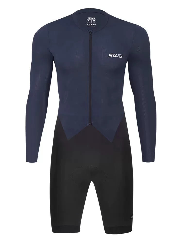 Áo xe đạp thể thao SWG Mingsheng mới, chuyên nghiệp, khí động học, thi đấu, liền thân, dài tay dành cho nam