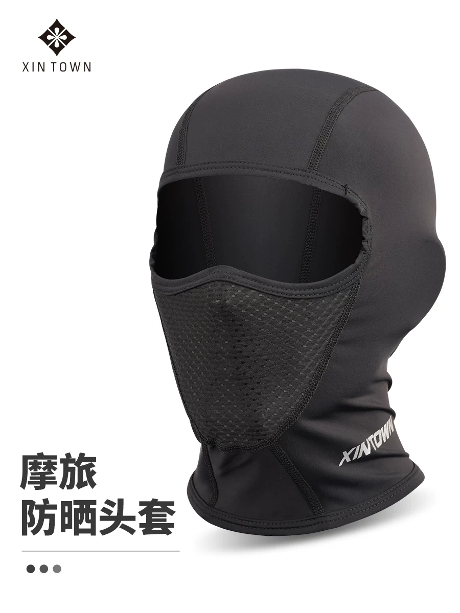 Mũ bảo hiểm chống nắng XINTWON, mặt nạ lụa đá, lớp lót mũ bảo hiểm xe máy, mũ che mặt giữ ấm chống gió khi đạp xe dành cho nam và nữ