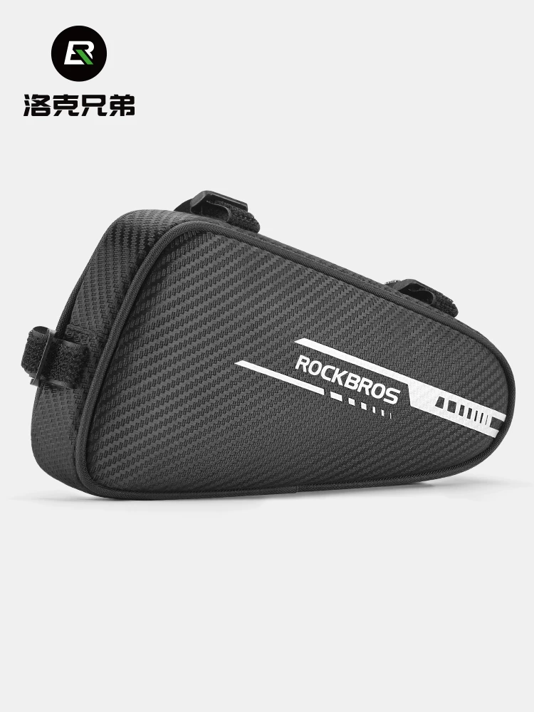 Túi tam giác xe đạp leo núi Rock Brothers, túi dụng cụ xe đạp đường trường, túi khung xe đạp phía trước, túi ống trên, đồ dùng xe đạp