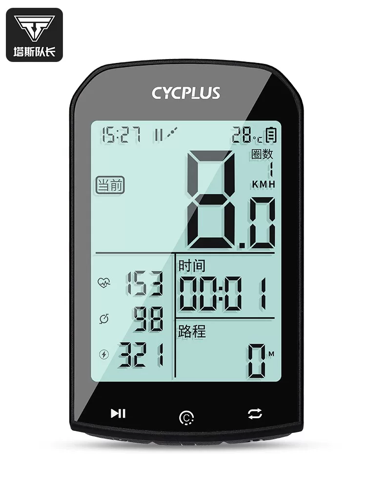 Máy tính xe đạp Captain Tas, dành cho xe đạp đường trường và leo núi, tích hợp GPS thông minh, định vị không dây, đo tốc độ và quãng đường đi xe đạp