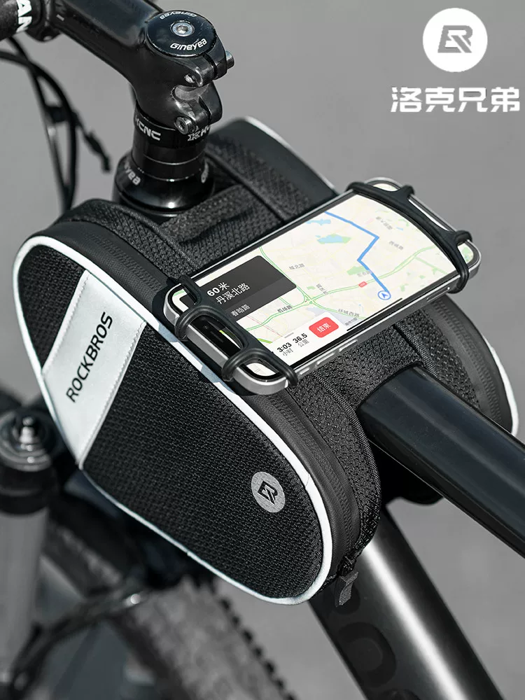 Túi đựng xe đạp Rock Brothers, túi khung xe phía trước, túi đựng điện thoại, túi yên xe đạp leo núi, túi màn hình cảm ứng, phụ kiện xe đạp