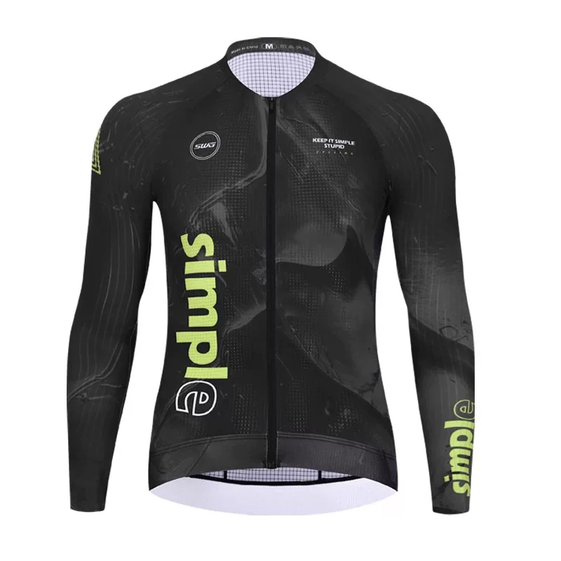 Áo thể thao đạp xe dài tay nam SWG Mingsheng mùa xuân hè 2025 mới, đa năng, thi đấu, nhanh khô