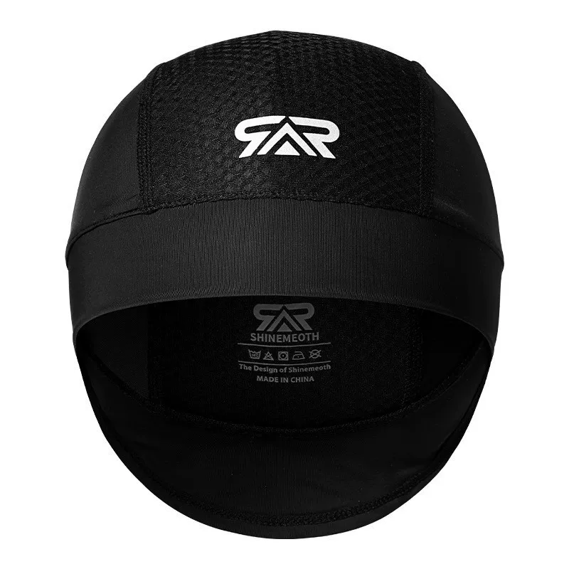 Mũ đội đầu dành cho nam giới, mũ đi xe máy mùa hè, lớp lót mũ bảo hiểm, lớp lót bên trong, mũ chống nắng mỏng thoáng khí bằng lụa băng khi đi xe đạp