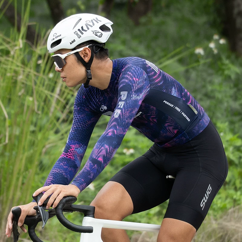 Áo xe đạp SWG Mingsheng mùa xuân thu dài tay áo khoác nam 2025 mới quần dài đi xe đạp đường trường