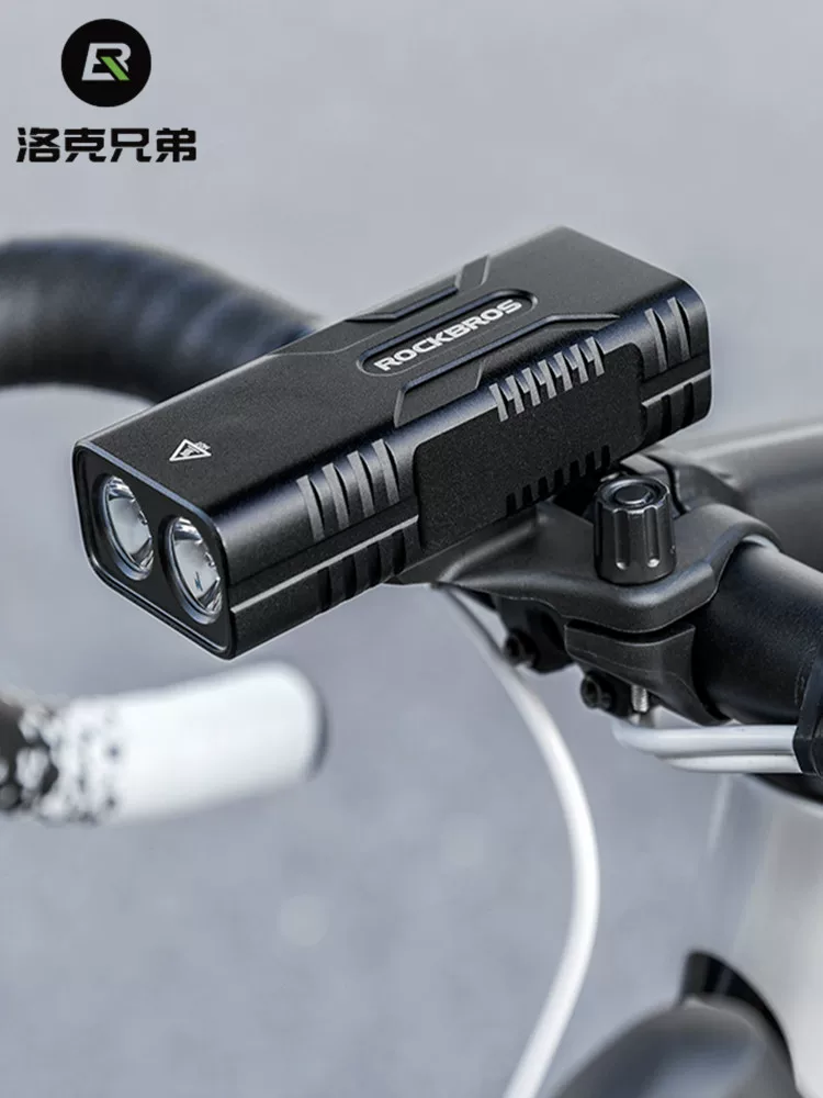 Đèn xe đạp Rock Brothers đi đêm đèn pin sáng xe đạp leo núi đèn pha độ sáng cao thiết bị đi xe đạp chống nước