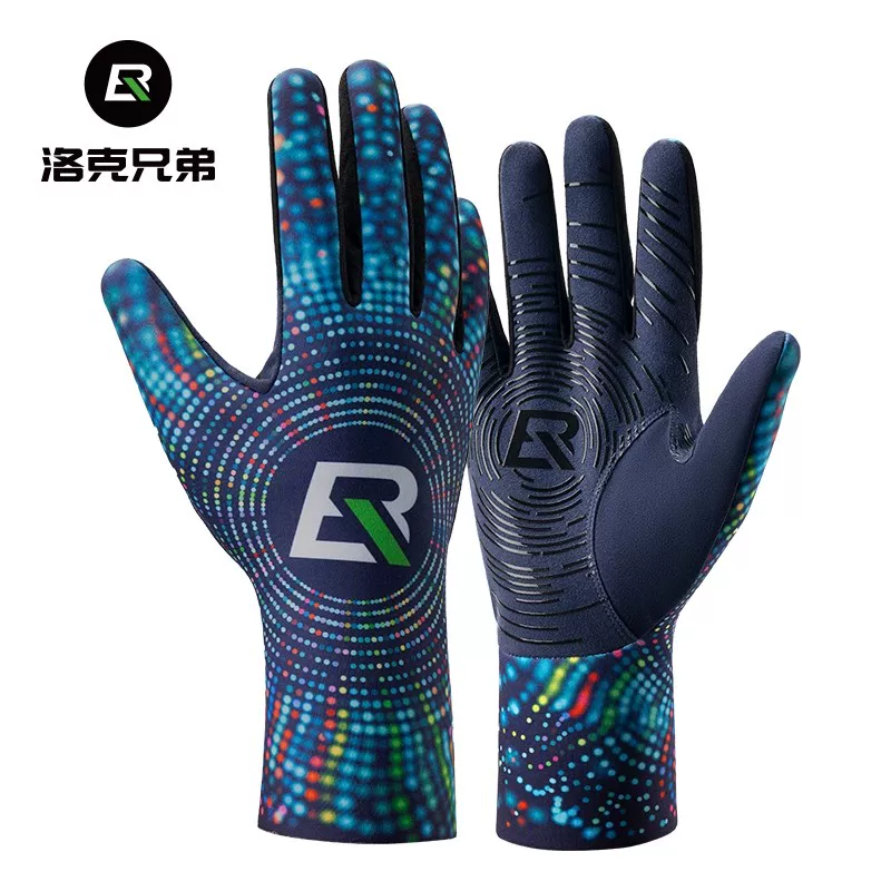 Găng tay đi xe đạp Rock Brothers, găng tay đi xe đạp leo núi và đường trường dài ngón ấm áp, ngón đầy đủ, unisex, thích hợp cho mùa xuân, mùa hè, mùa thu và mùa đông.