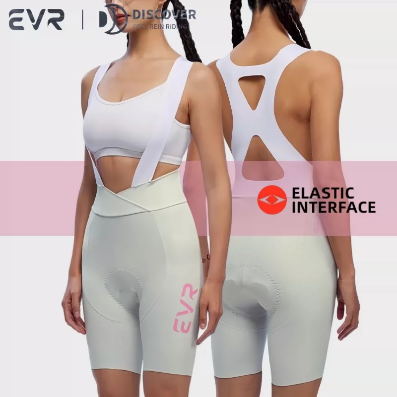 Quần short đi xe đạp EVR đôi mũi tên dành cho nữ mùa hè mới quần short yếm nhanh khô thoáng khí đi xe đạp đường trường trang phục đi xe đạp