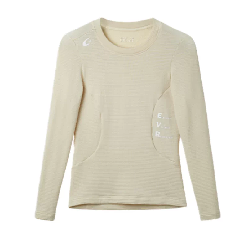 Áo đi xe đạp EVR dành cho nữ, lớp lót đi xe đạp bằng len merino mùa thu đông, áo dài tay thấm mồ hôi, nhanh khô