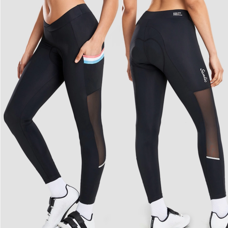 Quần short đi xe đạp mới của Santic 2022 dành cho nữ, quần short đi xe đạp thoáng khí chuyên nghiệp mùa hè