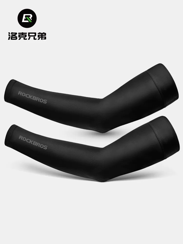 Tay áo chống nắng Rock Brothers Cooling dành cho mùa xuân và mùa hè Thể thao ngoài trời Đi xe đạp Tay áo băng bảo vệ tia cực tím Tay áo chống nắng