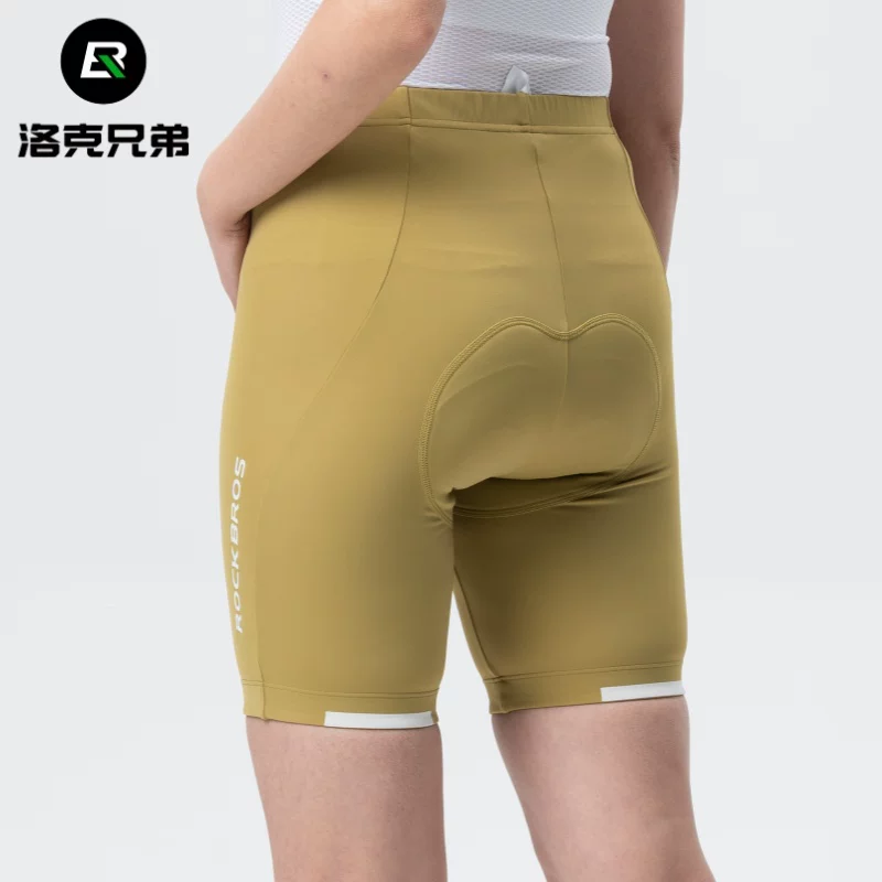 Quần short đi xe đạp mùa hè của Rock Brothers dành cho nam và nữ, quần khô nhanh dành cho xe đạp leo núi và xe đạp đường trường với đồ đi xe đạp có đệm xốp