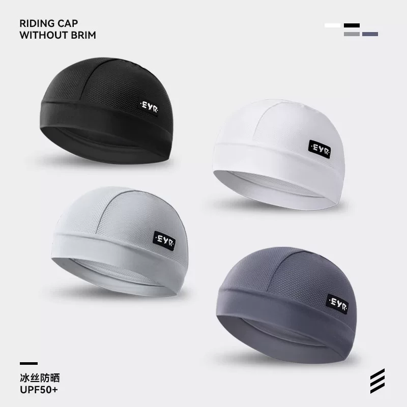 Mũ đi xe đạp bằng lụa băng EVR dành cho nam và nữ, chống nắng, mũ đội đầu thoáng khí, lớp lót mũ bảo hiểm xe máy, mùa hè