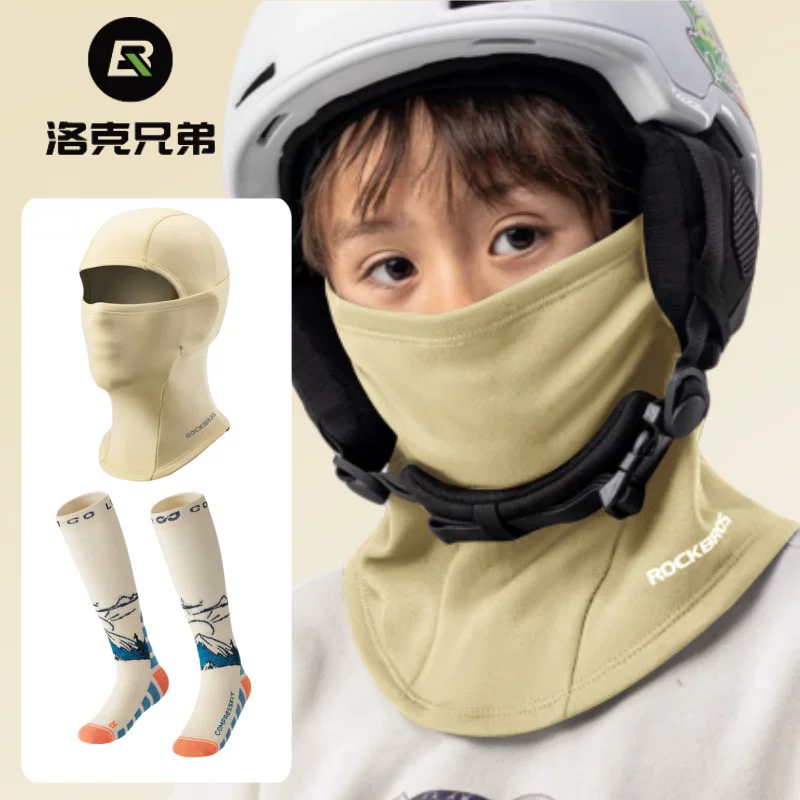 Mặt nạ trượt tuyết cho trẻ em, giữ ấm cổ, bảo vệ cổ, ấm áp, chống gió, thoáng khí, bảo vệ mặt, thiết bị trượt tuyết ngoài trời cho nam và nữ trong mùa đông