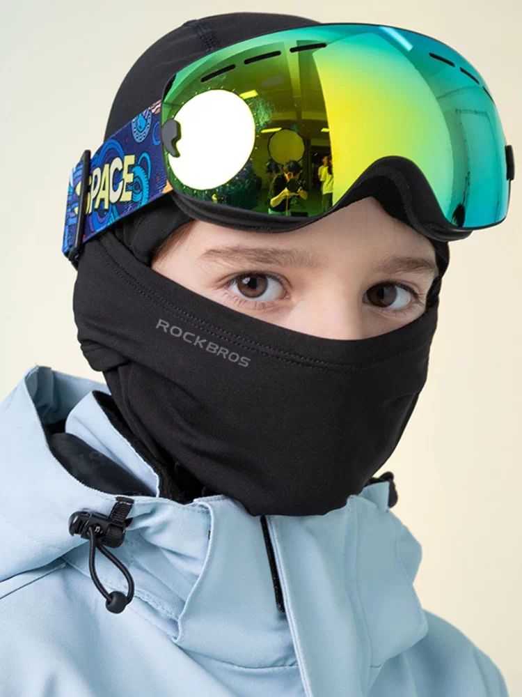 Mặt nạ trượt tuyết cho trẻ em, mũ bảo vệ mặt cho nam và nữ, mặt nạ, bảo vệ núi tuyết ấm áp, bảo vệ chống lạnh, chống gió, mũ bảo hiểm chống nắng, đồ bảo hộ