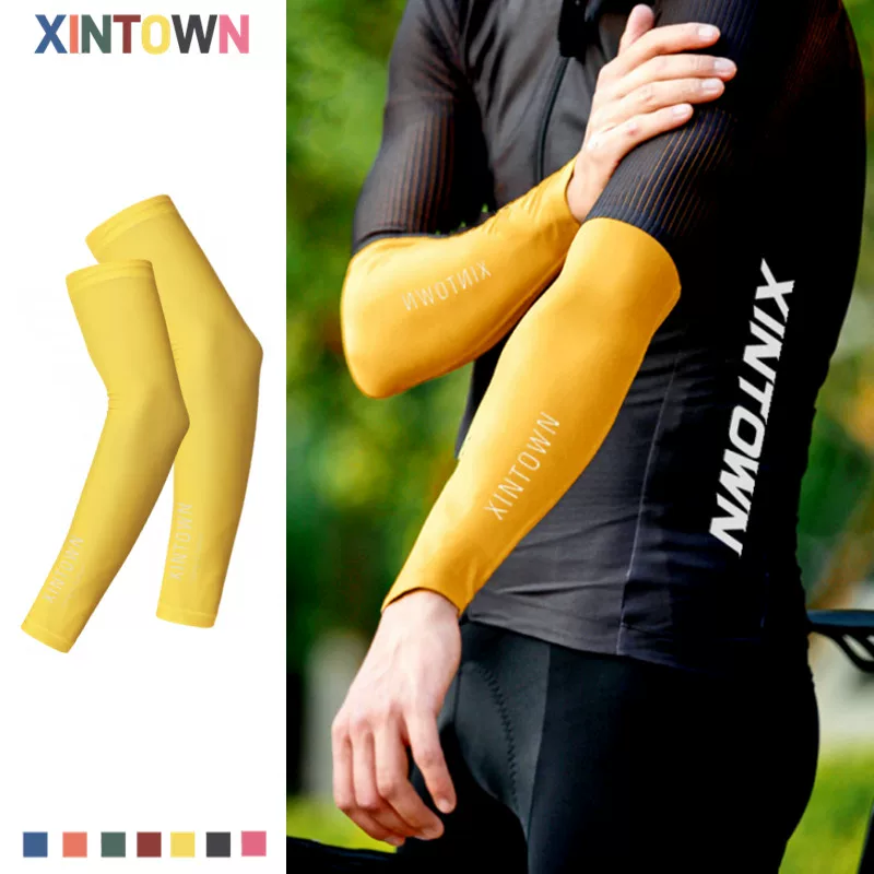 Tay áo làm mát cho nam, tay áo chống nắng mùa hè, găng tay lụa đá cho nữ, tay áo thể thao đạp xe chống tia cực tím ngoài trời