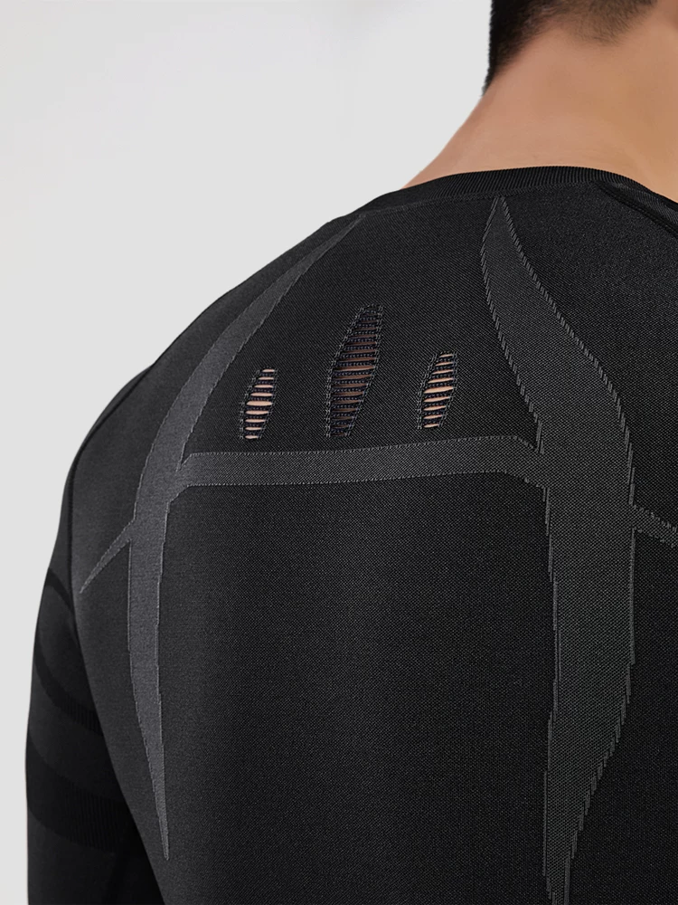 Santic Seamless Thermal Cycling Sports Base Layer Road Bike Đồ lót đi xe đạp dài tay