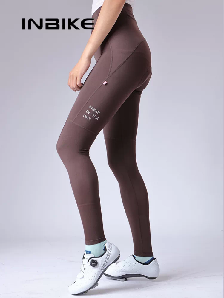 Quần đạp xe đường trường INBIKE mùa hè xuân thu dành cho nữ, quần xe đạp leo núi, thiết bị đạp xe