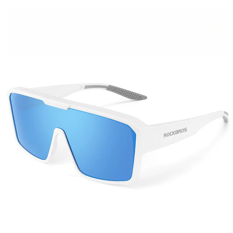 Kính đi xe đạp Rock Brothers có miếng đệm cho kính theo toa, kính đi xe đạp ngoài trời khung lớn phân cực, kính râm chống gió cho nam và nữ