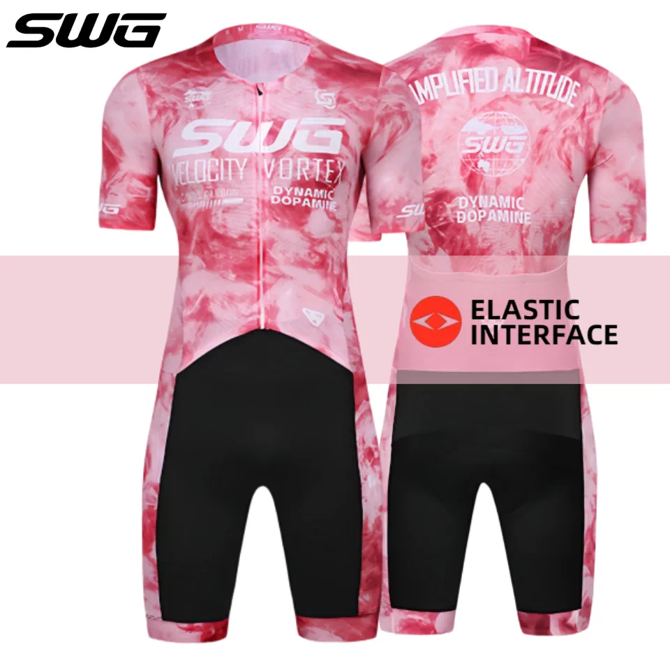 Bộ đồ đi xe đạp một mảnh SWG Mingsheng dành cho nam và nữ, thi đấu chuyên nghiệp về xe đạp đường trường mùa hè thoáng khí và nhanh khô