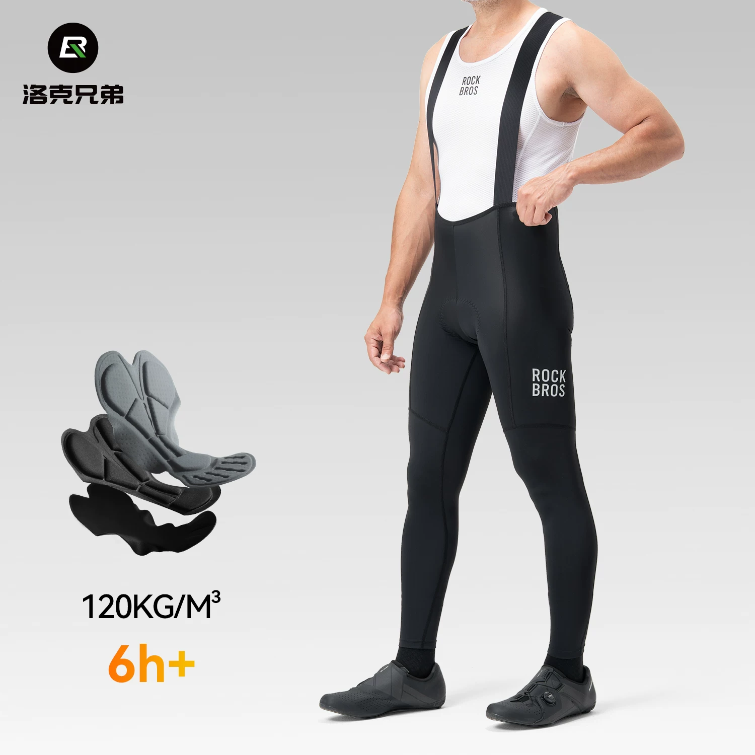 Quần short đi xe đạp Rock Brothers quần short thể thao đi xe đạp đường núi quần thể thao thoáng khí có đệm dành cho nam mùa hè và mùa thu