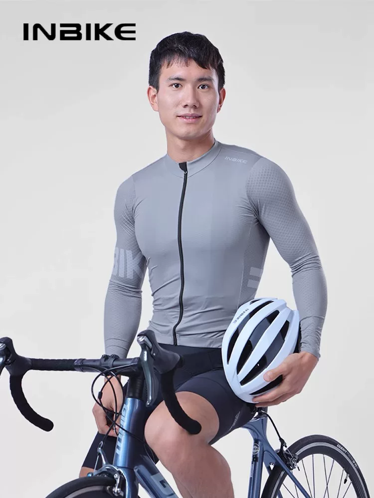 Áo xe đạp INBIKE 2025 mới, chuyên nghiệp, mùa hè, dài tay, dành cho nam, bộ đồ đạp xe đường trường, nhanh khô