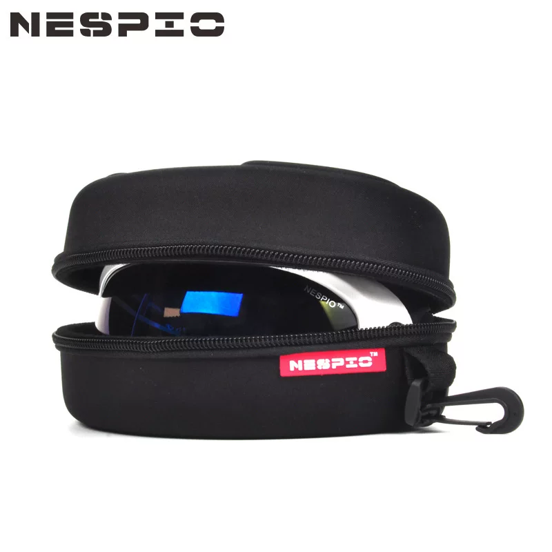 Hộp đựng kính trượt tuyết chống thấm nước, chịu áp lực và chống mài mòn, hộp đựng kính cực lớn màu đen dành cho người lớn, hộp đựng kính trượt tuyết