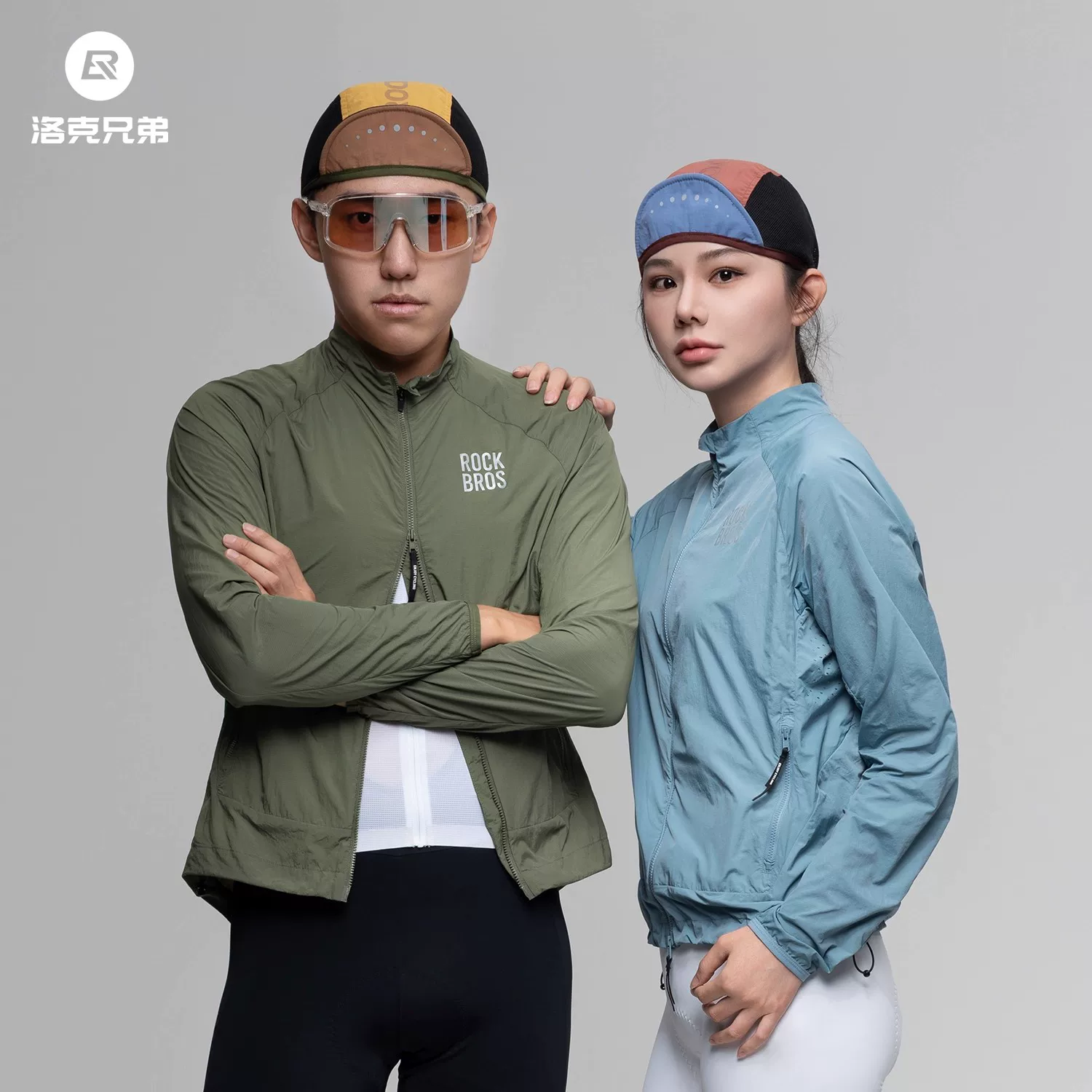 Áo gió đi xe đạp Rock Brothers thoáng khí xe đạp đường trường dài tay áo đi xe đạp áo khoác chống gió unisex cho mùa xuân, mùa thu và mùa đông