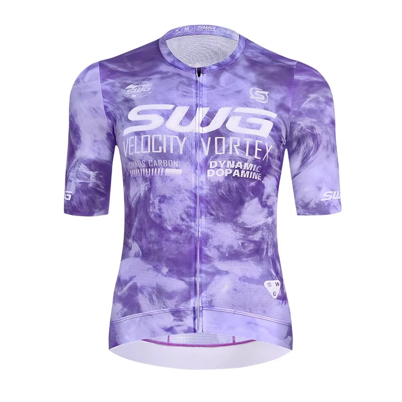 Áo thể thao đạp xe SWG Mingsheng dành cho nam mùa hè, áo ngắn tay in hình, nhanh khô, bộ đồ đạp xe