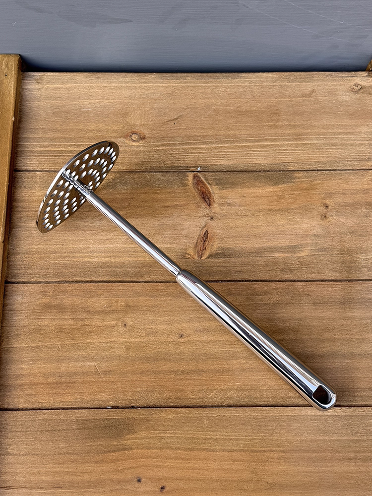 Xuất khẩu sang Đức thìa nấu ăn bằng thép không gỉ 304 thìa nấu ăn gia dụng nhà bếp dày chống bỏng tay cầm dài dụng cụ nhà bếp