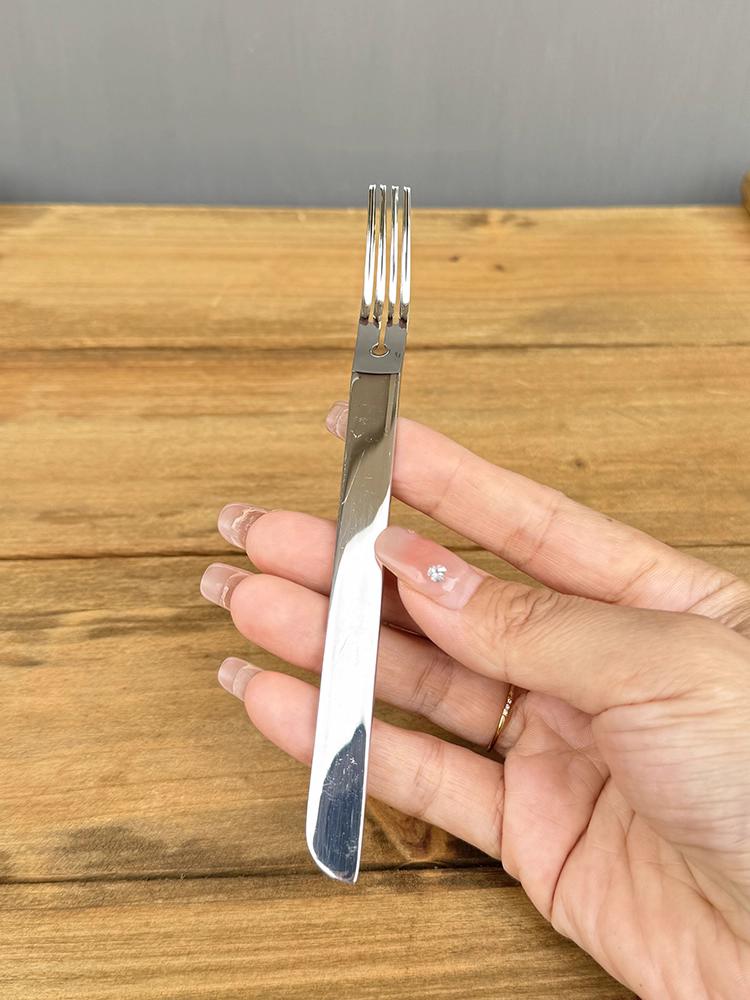 Chất lượng cao cấp! Dĩa trái cây, dĩa tráng miệng bằng thép không gỉ 1810 kháng khuẩn, phổ biến dùng cho chụp ảnh, ăn uống ngoài trời và ăn bánh ngọt.