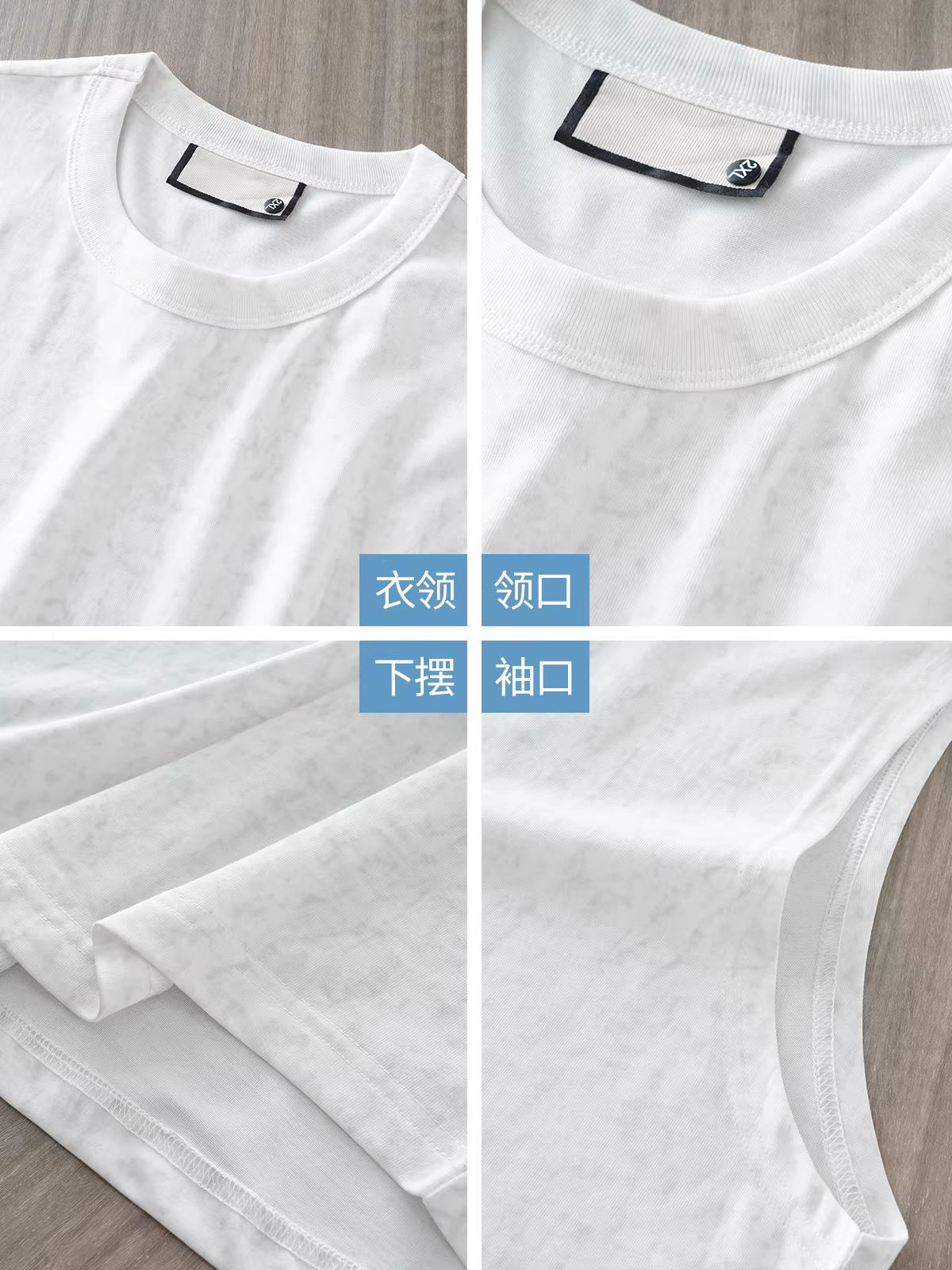 Áo thun nam không tay, chất liệu dày 230G, nhuộm màu sáp, kiểu dáng rộng rãi mùa hè, thích hợp cho thể thao, tập luyện, bóng rổ, áo ba lỗ cổ tròn.