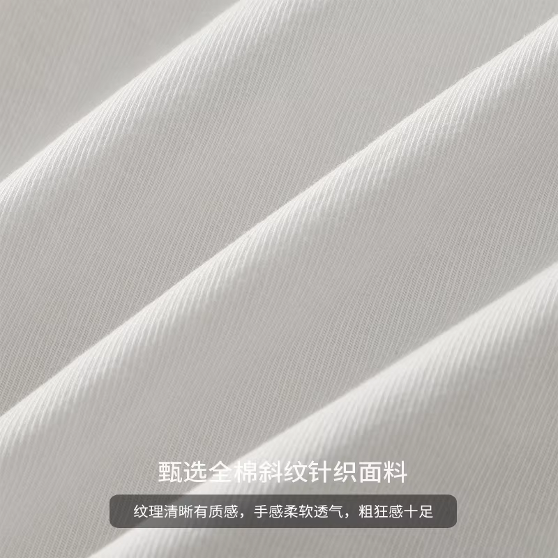 Áo sơ mi dài tay bằng cotton nguyên chất hạng nặng 350G dành cho nam, mùa xuân và mùa thu, áo sơ mi trắng cổ bẻ thông thường cao cấp, áo lót, áo khoác.