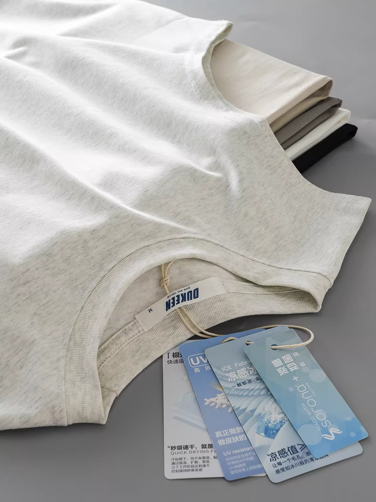 Áo ba lỗ thể thao Solona Cool Feeling Heavyweight dành cho nam mùa hè 2024, kiểu dáng mới, rộng vai, không tay, kháng khuẩn.