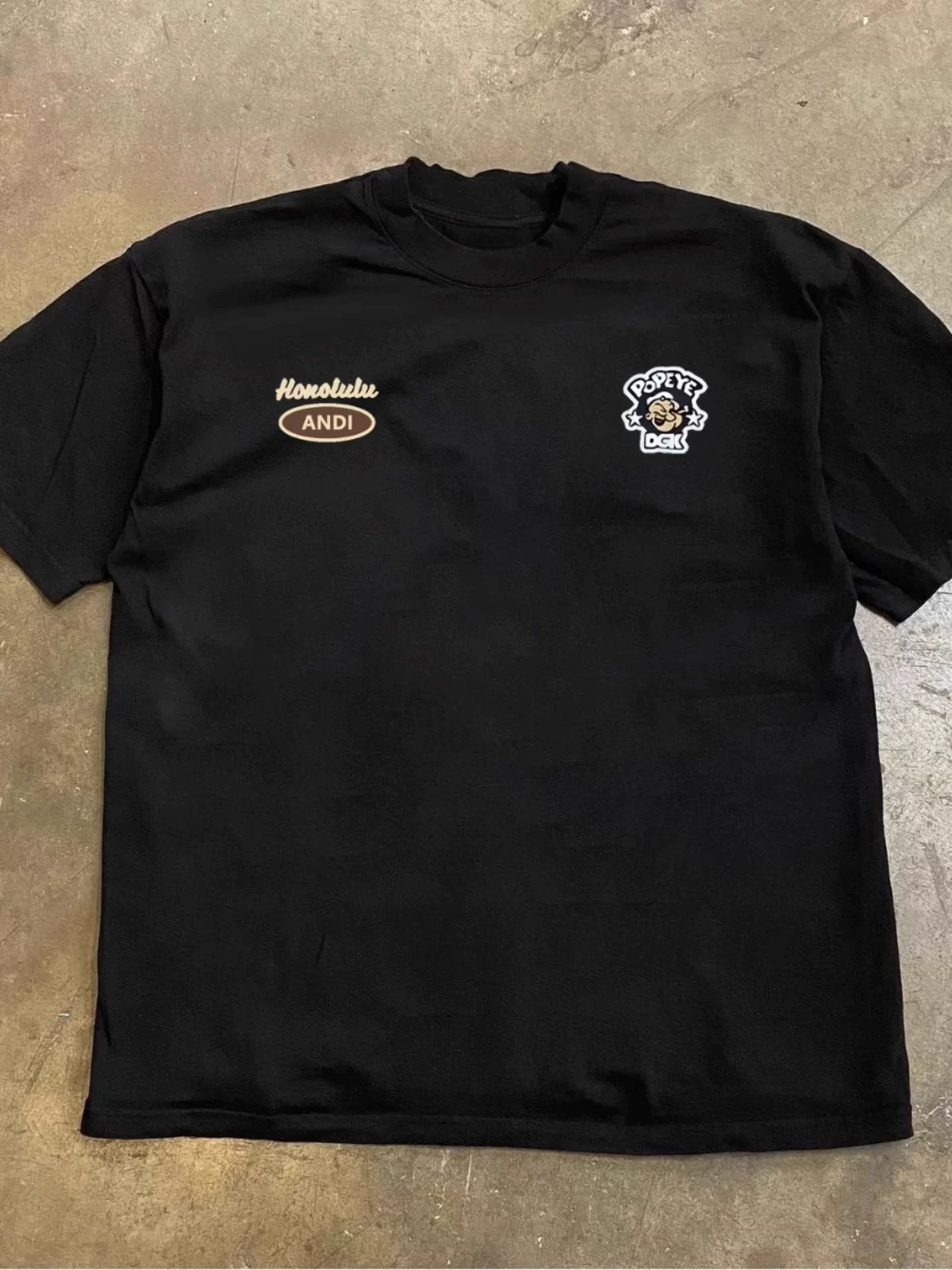 Đồ xuất khẩu dư thừa ~ Áo thun ngắn tay xuất khẩu, đã cắt mác, đã thu hồi, kiểu dáng rộng rãi, cổ tròn, thời trang phong cách ins mùa hè