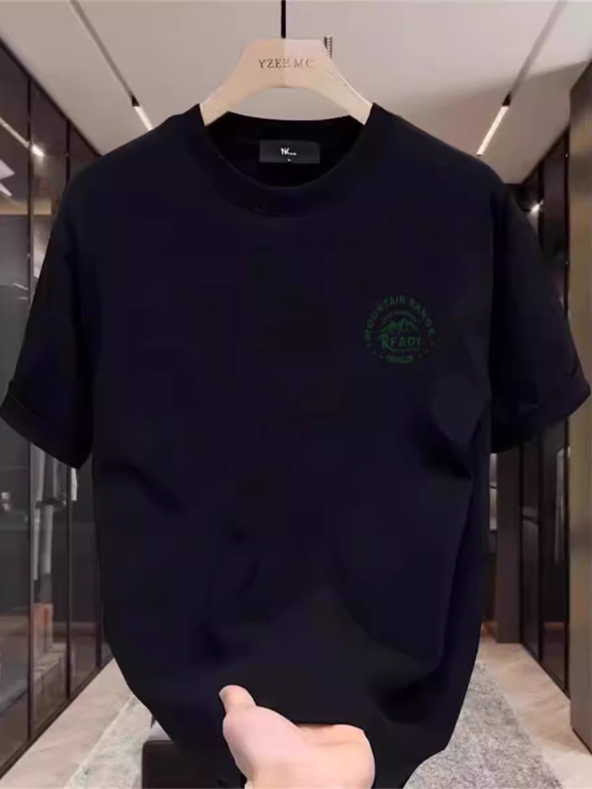 Hàng xuất dư thanh lý~ Áo thun ngắn tay cotton nguyên chất in họa tiết phong cách Mỹ mới mùa hè dành cho nam và nữ, kiểu cổ điển