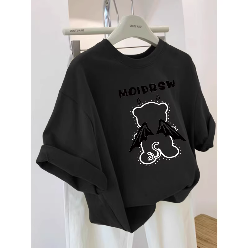 Outlet~ Hàng xuất khẩu thanh lý, áo thun cotton nguyên chất phong cách Hàn Quốc mới mùa hè unisex đa năng tay ngắn giá rẻ