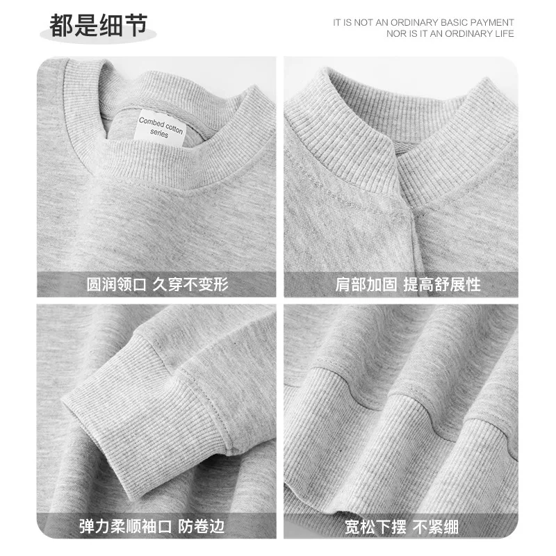 Áo thun cotton 100% chất lượng cao, cổ tròn, dáng rộng, phong cách unisex, xuất khẩu dư thừa, hàng thanh lý, kiểu dáng từ Instagram.