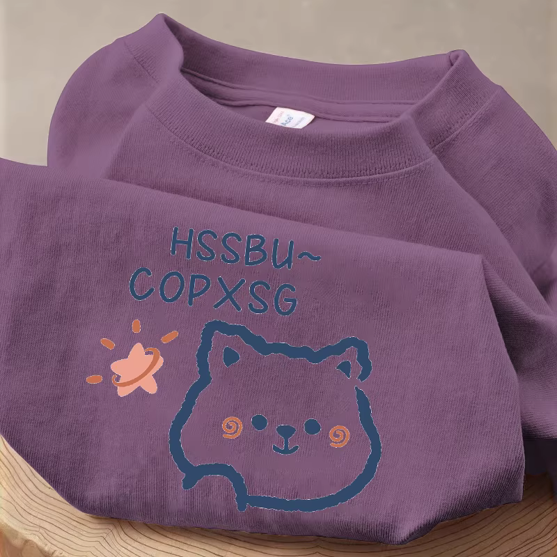 Outlet~ Hàng xuất khẩu thanh lý, hàng giá rẻ cho nam và nữ, áo thun ngắn tay in họa tiết cotton nguyên chất đa năng mới dành cho các cặp đôi