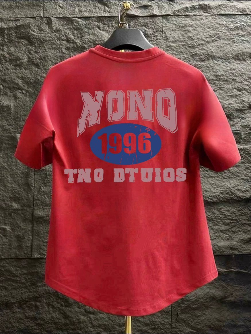 Áo thun tay ngắn in hình đa năng, chất liệu cotton cao cấp, hàng xuất khẩu, giảm giá, thời trang, unisex.
