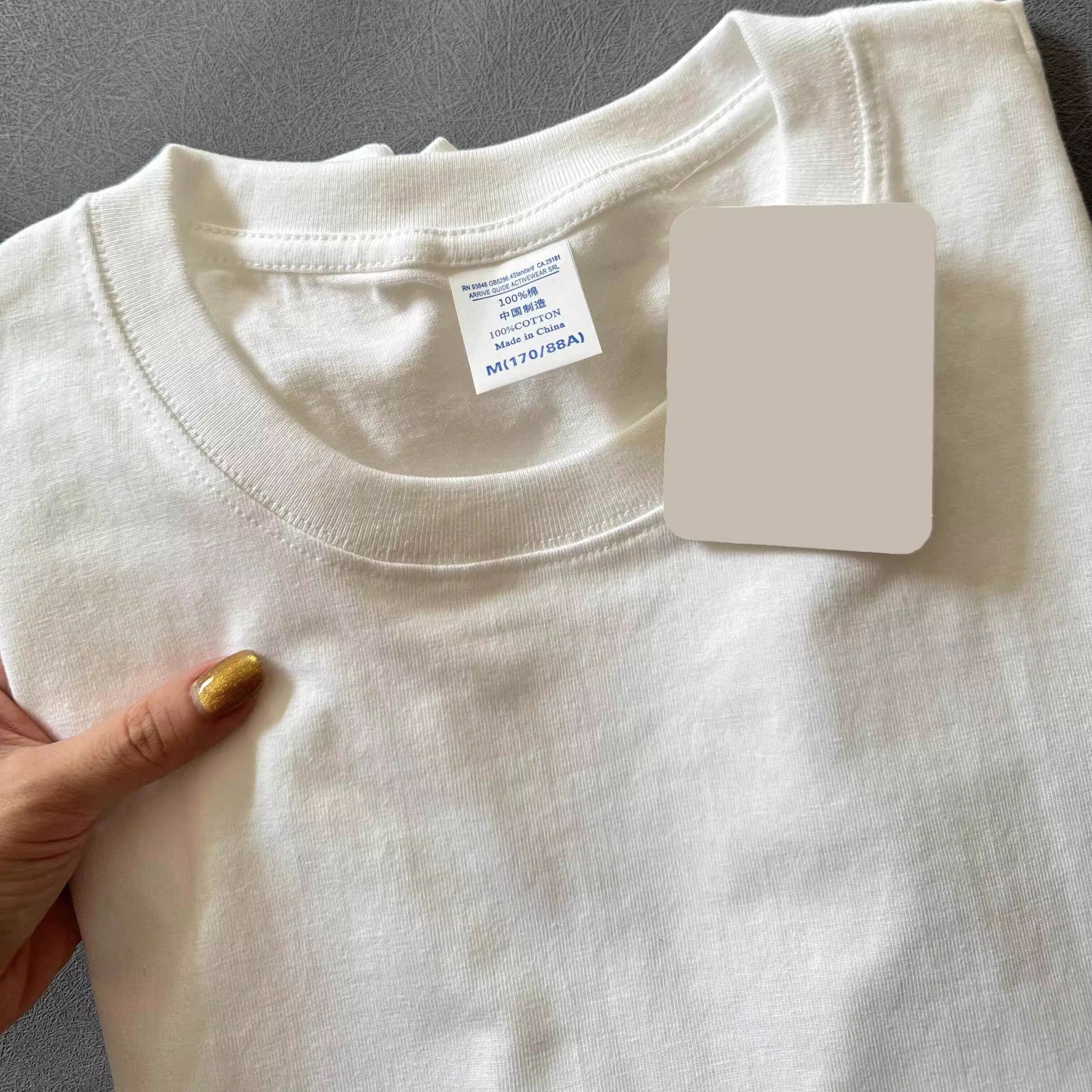 Outlet~ Áo thun dài tay chất liệu cotton nguyên chất, kiểu dáng Mỹ, màu trơn, đa năng, thích hợp mặc mùa thu đông, hàng xuất khẩu thương hiệu.