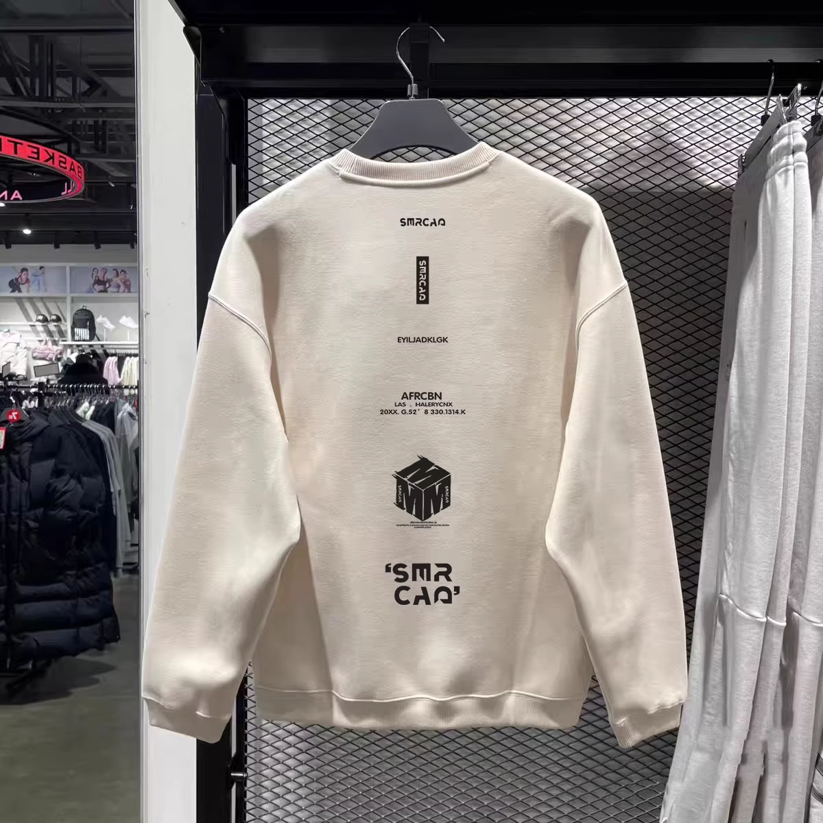 Cửa hàng~ Quầy hàng xuất khẩu hàng hiệu có tem cắt, giá hời, áo sweatshirt mỏng đa năng, kiểu dáng mới thời thượng mùa thu dành cho nam và nữ