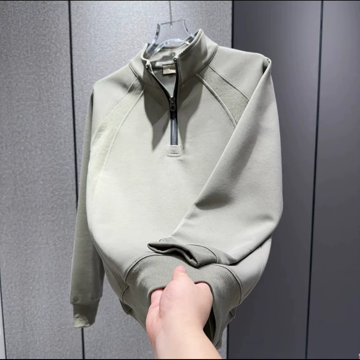 Áo khoác nỉ dài tay cao cấp, đa năng, kiểu dáng độc đáo mùa thu, hàng xuất khẩu, giá ưu đãi.