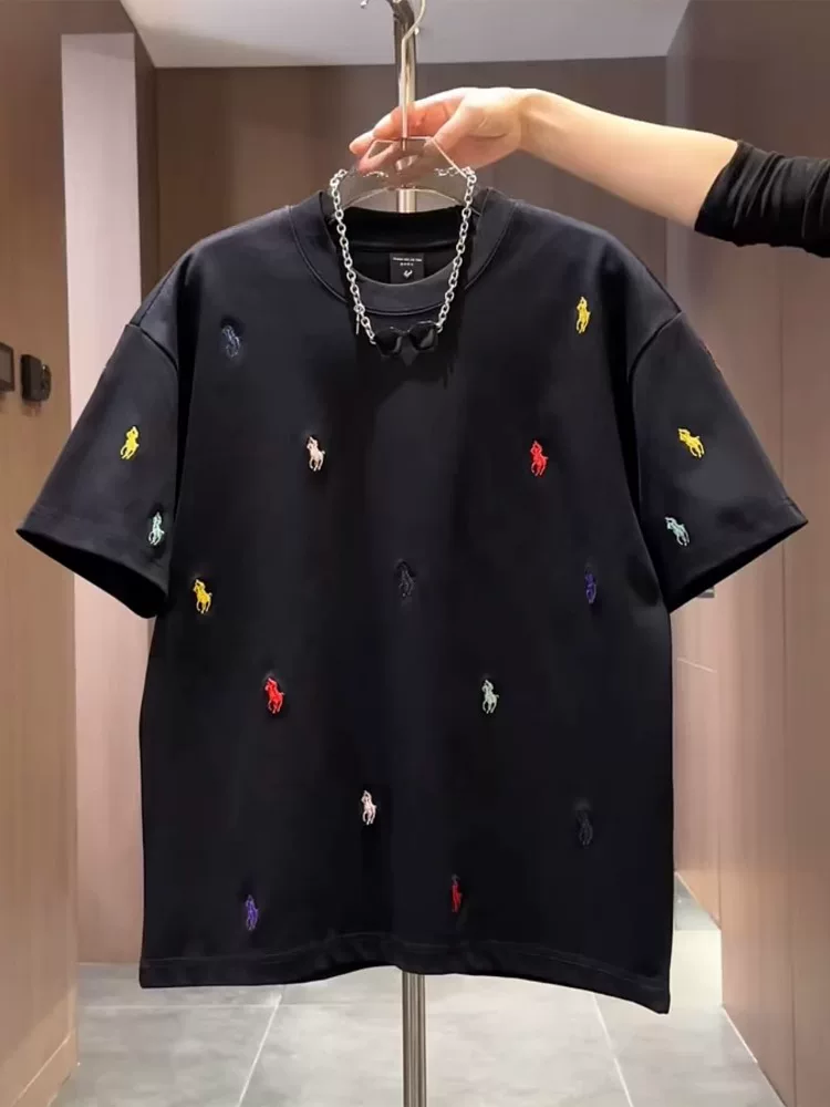 Áo thun cotton 100% in họa tiết độc đáo, kiểu dáng thời trang Mỹ, hàng xuất khẩu, giá rẻ, mới nguyên tem mác.