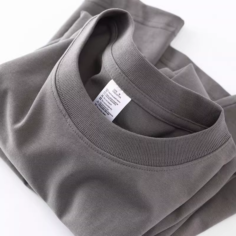 Giảm giá đặc biệt~ Hàng xuất khẩu dư thừa, giảm giá, màu trơn, chất liệu cotton nguyên chất, áo thun ngắn tay dáng rộng đa năng, kiểu mới