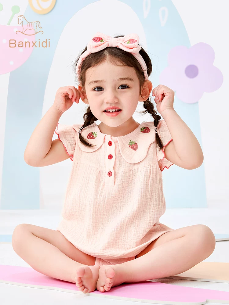 Quần áo trẻ em Bansidi, bộ đồ mùa hè, bộ liền thân sơ sinh, bộ đồ đầy tháng, bộ đồ trăm ngày, bộ đồ công chúa, bộ liền thân mùa hè, bộ đồ bò cho bé.